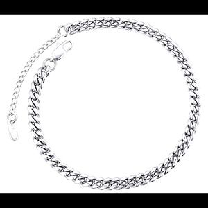 Stainless steel 6MM Cuban Link Anklet